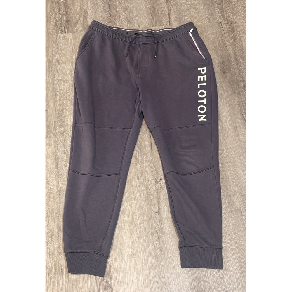 Fourlaps x Peloton Mens Gray Re-Up Joggers Sweatpants Size L